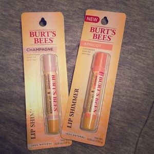 New Burt’s bees lip shimmer champagne/apricot